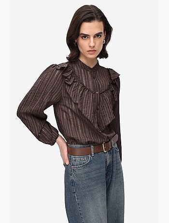 Camicia in misto cotone mixray