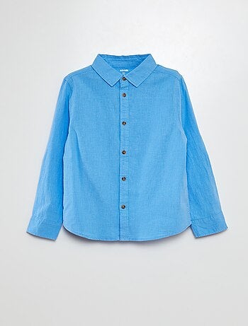 Camicia in misto lino -