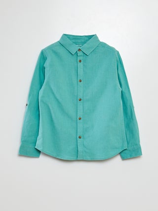 Camicia in misto lino -