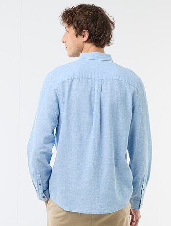 Camicia in misto lino