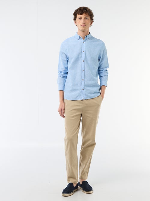 Camicia in misto lino - Kiabi