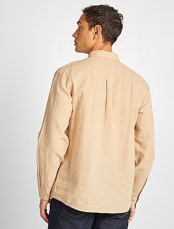 Camicia in misto lino