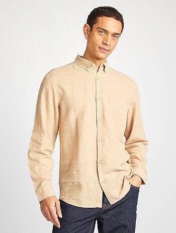 Camicia in misto lino