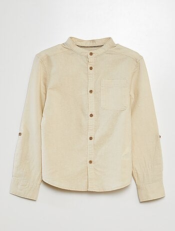 Camicia in misto lino