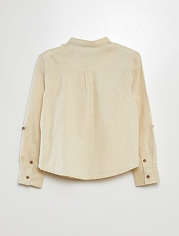 Camicia in misto lino