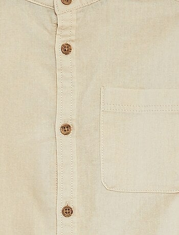 Camicia in misto lino