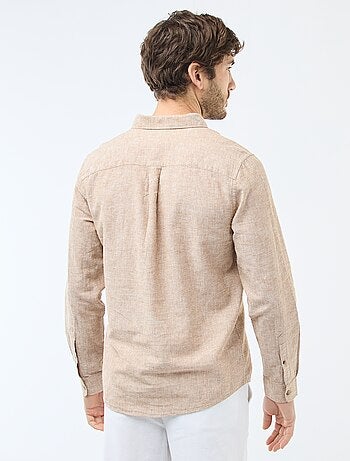 Camicia in misto lino