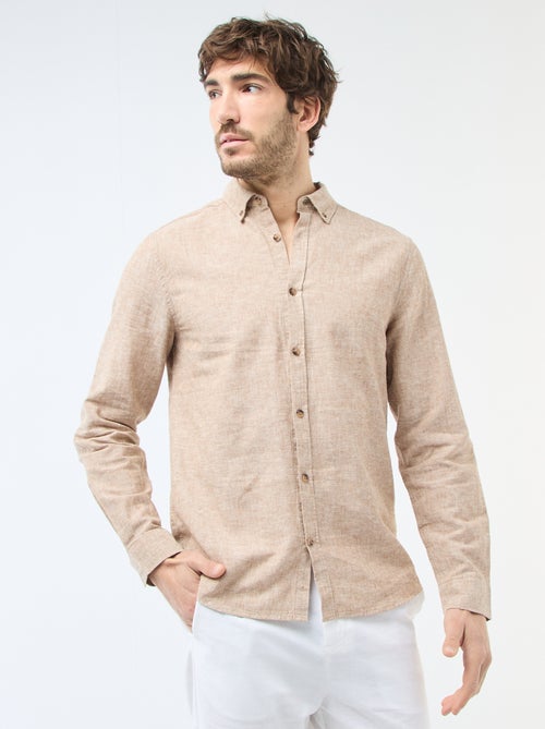 Camicia in misto lino - Kiabi
