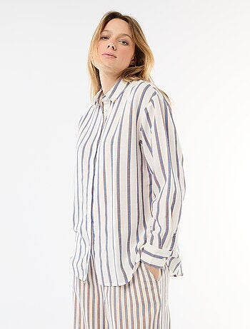 Camicia in misto lino