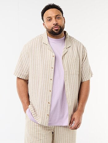 Camicia in misto lino