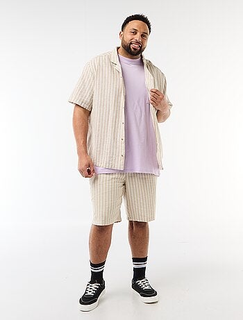 Camicia in misto lino