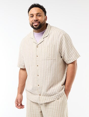 Camicia in misto lino