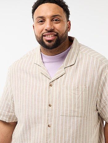 Camicia in misto lino