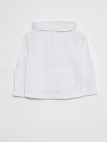 Camicia in misto lino
