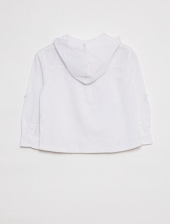 Camicia in misto lino