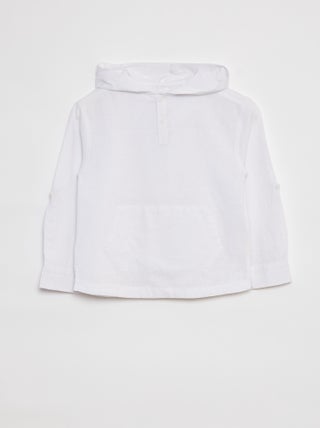 Camicia in misto lino