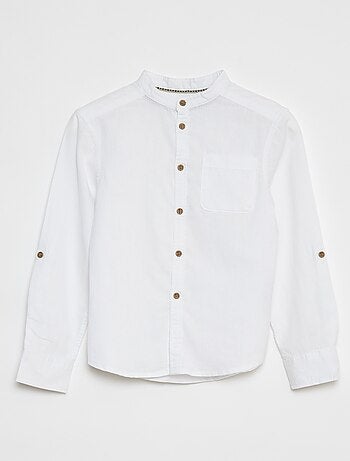Camicia in misto lino