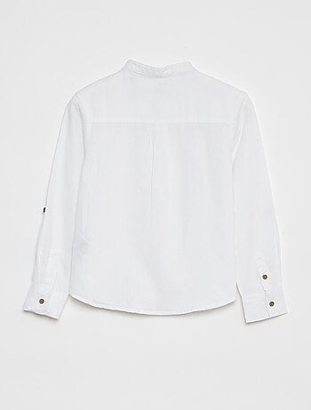 Camicia in misto lino