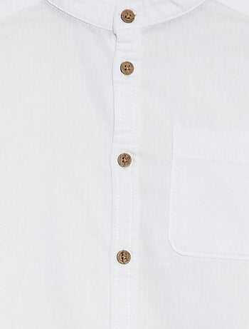 Camicia in misto lino