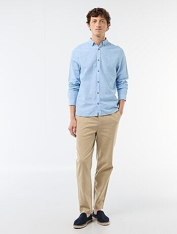 Camicia in misto lino