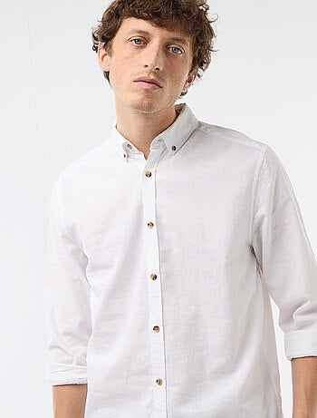 Camicia in misto lino