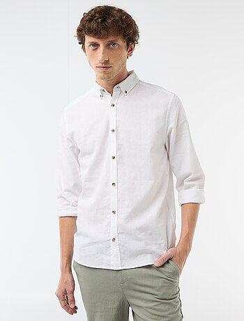 Camicia in misto lino