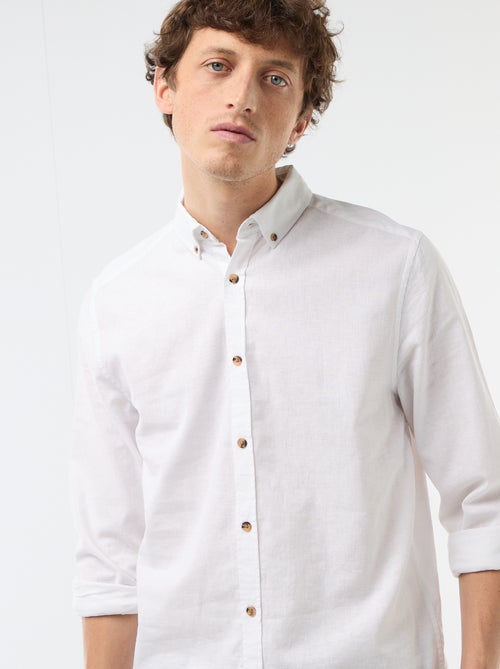 Camicia in misto lino - Kiabi