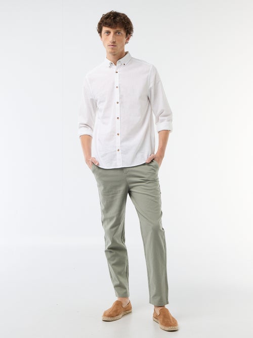 Camicia in misto lino - Kiabi