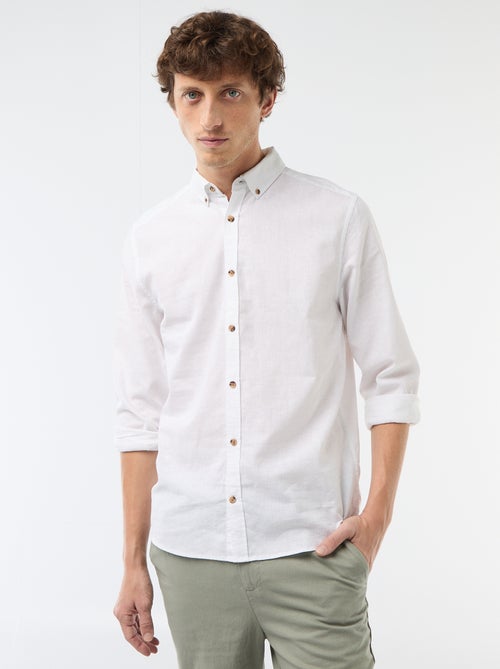 Camicia in misto lino - Kiabi