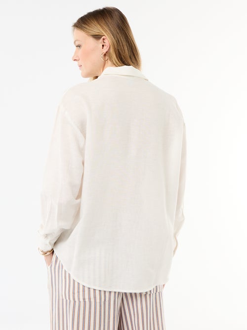 Camicia in misto lino - Kiabi