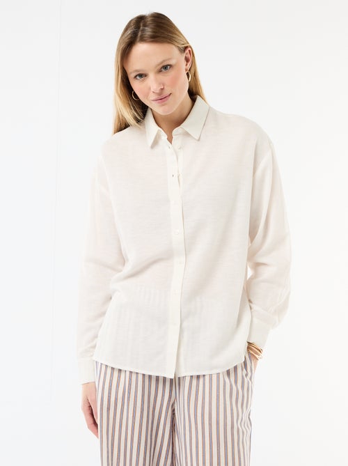Camicia in misto lino - Kiabi