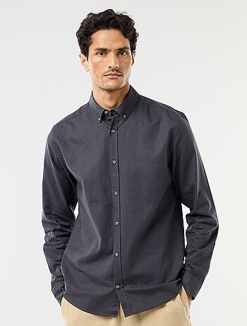 Camicia in misto lino