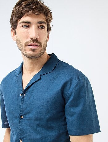 Camicia in misto lino
