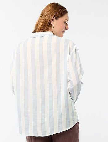 Camicia in misto lino
