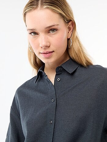 Camicia in misto lino
