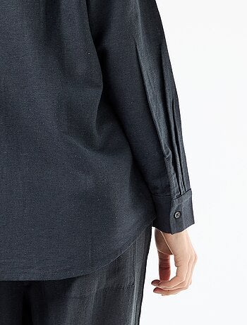 Camicia in misto lino