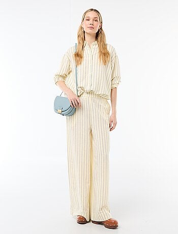 Camicia in misto lino