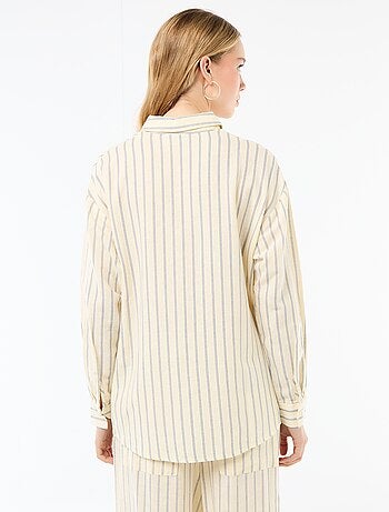 Camicia in misto lino