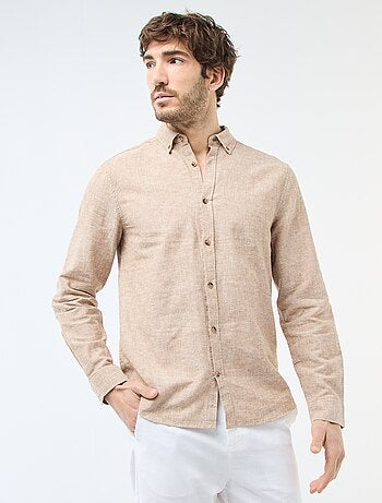Camicia in misto lino