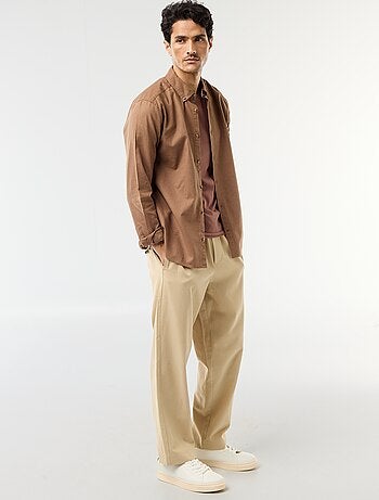 Camicia in misto lino