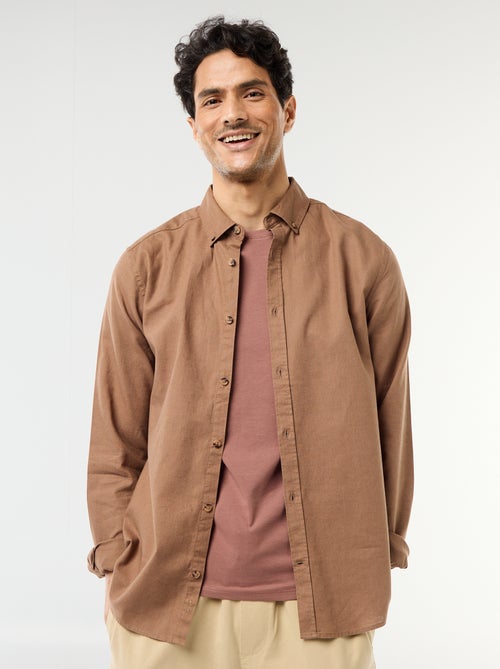 Camicia in misto lino - Kiabi