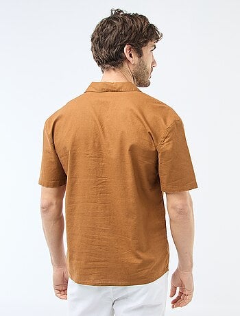 Camicia in misto lino