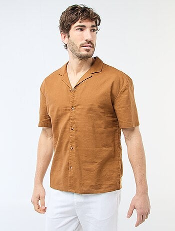 Camicia in misto lino