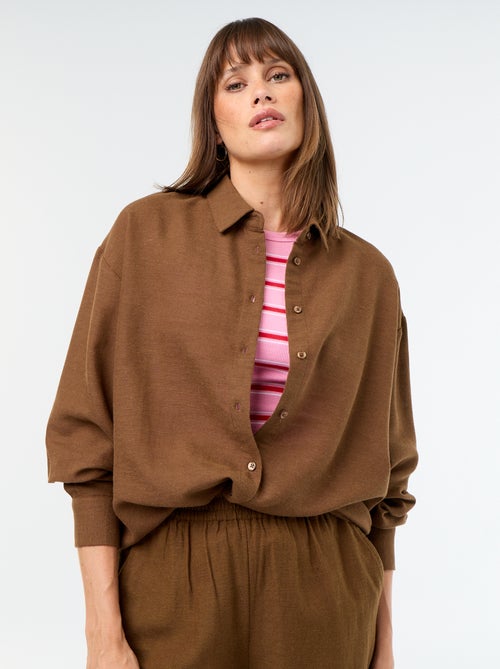 Camicia in misto lino - Kiabi