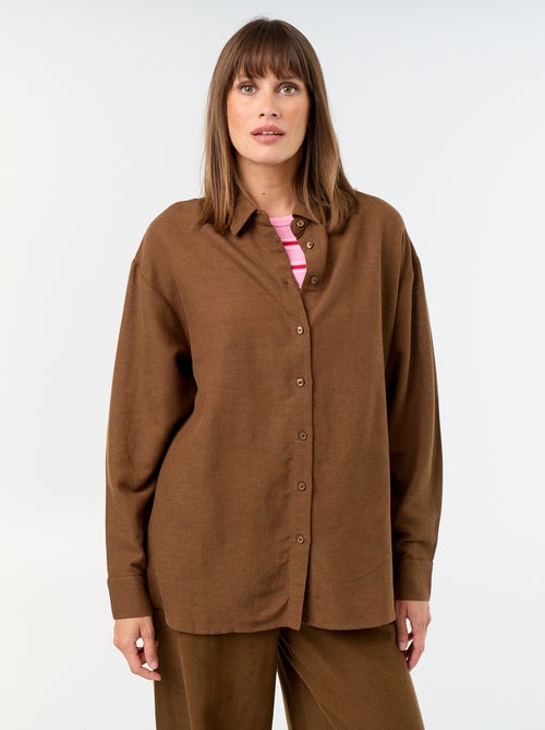 Camicia in misto lino - Kiabi