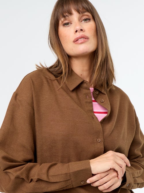 Camicia in misto lino - Kiabi