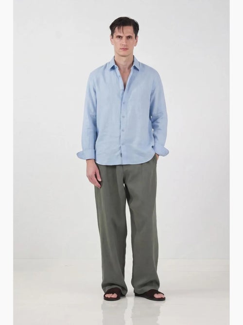 Camicia in misto lino oversize da uomo giesto - Kiabi Camicia in misto lino oversize da uomo giesto - Kiabi