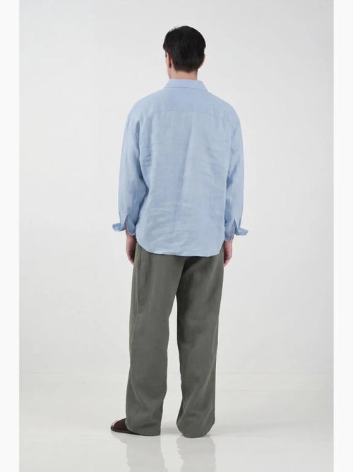 Camicia in misto lino oversize da uomo giesto - Kiabi Camicia in misto lino oversize da uomo giesto - Kiabi