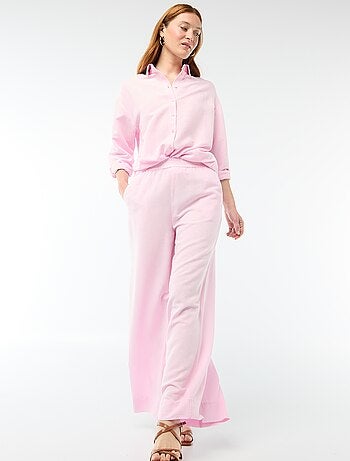 Camicia in misto lino