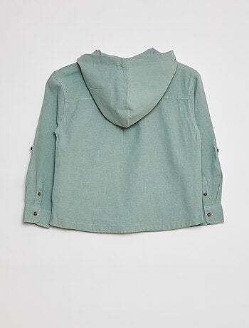 Camicia in misto lino